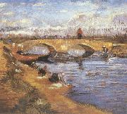 The Gleize Brideg over the Vigueirat Canal (nn04) Vincent Van Gogh